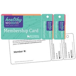 Plastic Mailer Combo Card w/ Gift Card & 2 Key Tag