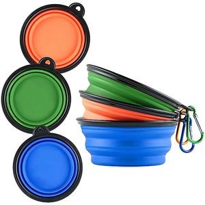 Large Collapsible Silicone Dog Bowl