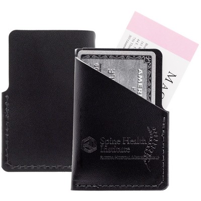 Vertical Leather Business Cards Wallet