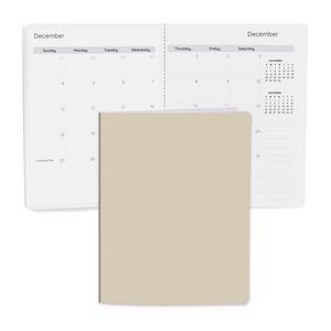 Senzabrite Faux Leather Commuter Monthly Planner