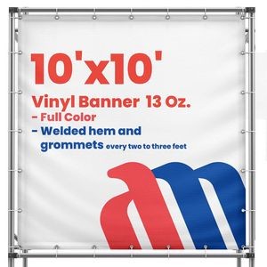 Vinyl 13 Oz Full Color Banner (10'x10')