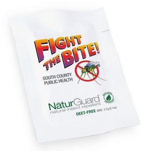 NaturGuard Natural Insect Repellent Wipes, Direct Imprint