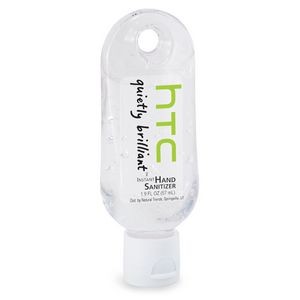 1.9 oz Instant Hand Sanitizer Gel in Keychain Bottle
