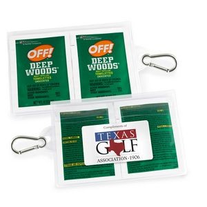 GoPac with OFF!® Deep Woods® Insect Repellent, with Carabiner - 3 Pac