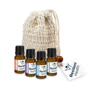 Loofah Bag with 4 Essential Oil Aromas
