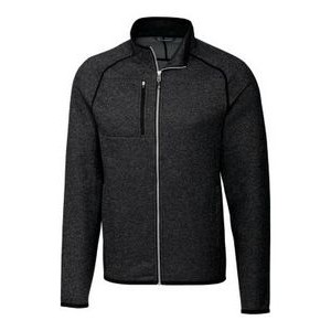 Cutter & Buck Mainsail Sweater-Knit Mens Big and Tall Full Zip Jacket