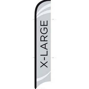 Custom 11.5' Tail Feather Flag Only (1 Side)