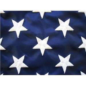 4' x 6' Premium Sewn Stripe Embroidered Starfield US Flag