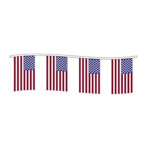 American Flag Lines - Short Terms 60' (24 Flags)