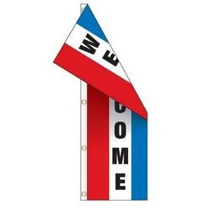 8' x 3' Double-Sided Tri-Color Message Flags