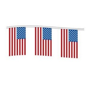 American Flag Lines - Short Term 105' (48 Flags)