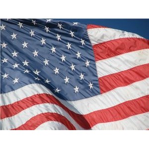6' x 10' Premium Sewn Stripe Embroidered Starfield US Flag