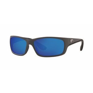 Costa® Del Mar Jose Polarized Sunglasses w/Matte Gray Frames & Blue Mirrored Lenses