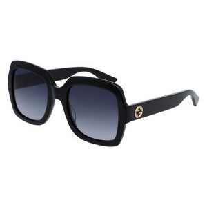 Gucci® Women's Black/Gray Gradient Square Sunglasses