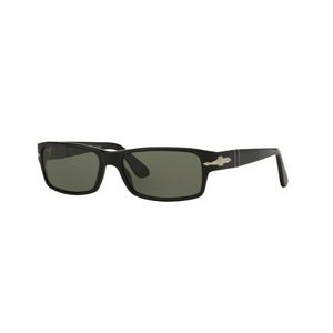 Persol® Black/Polarized™ Crystal Green Sunglasses