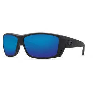 Costa® Del Mar Cat Cay Polarized Sunglasses w/Blackout Frames/Blue Mirror Lenses