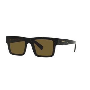52 Mm Prada® Black/Yellow Marble Sunglasses