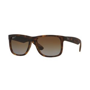 Ray-Ban® Brown/Brown Gradient Polarized Justin Classic Sunglasses