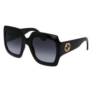 Gucci® Women's Black Oversize Square Sunglasses