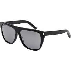 Saint Laurent Women's Black/Gray Mirrored Sunglasses