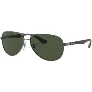 Ray-Ban® Gunmetal Carbon Fibre Aviator Sunglasses