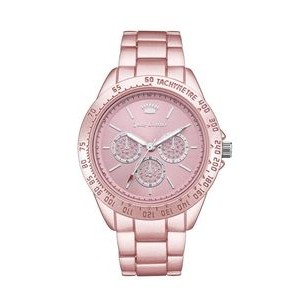 Juicy Couture® Ladies Pink Embellished Subdials Bracelet Watch