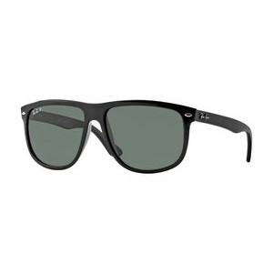 Ray-Ban® Black/Green Polarized™ Square Sunglasses