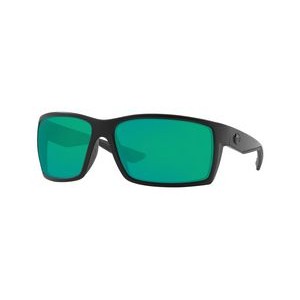 Costa® Del Mar Reefton Blackout Polarized Sunglasses w/Green Mirror Lenses