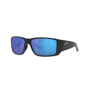 Costa Del Mar® Blackfin Pro Matte Black/Blue Mirror Polarized Sunglasses