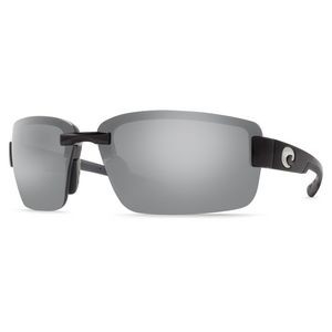 Costa® Del Mar Galveston Polarized Sunglasses w/Shiny Black Frames & Gray Lenses