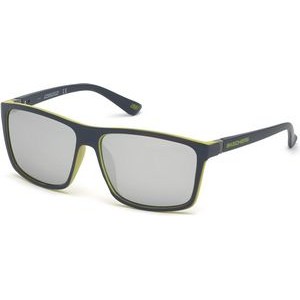 Skechers Men's Matte Gray/Smoke Gray Mirror Polarized Sunglasses