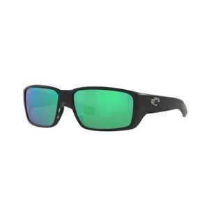 Costa Del Mar® Fantail Pro Matte Black/Green Mirror Polarized Sunglasses