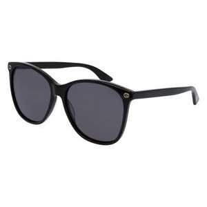 Gucci® Women's Black Oversize Round Sunglasses