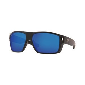 Costa® Del Mar Polarized Sunglasses w/Deigo Matte Black Frames & Blue Mirror Lenses