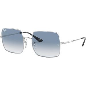 Ray-Ban® Silver/Light Blue Photocromic Square Evolve Sunglasses