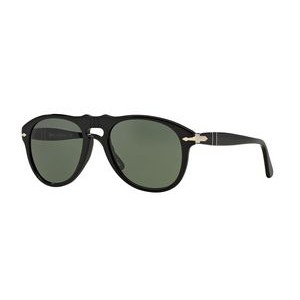 Persol® Black/Crystal Green Sunglasses