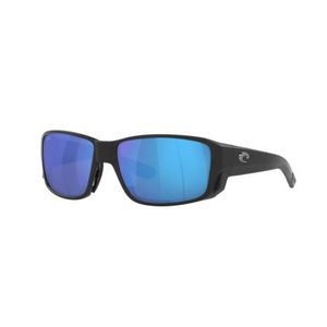 Costa Del Mar® Matte Black/Blue Mirror Polarized Tuna Alley Pro Sunglasses