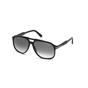 Tom Ford® Shiny Black/Gradient Smoke Raoul Sunglasses