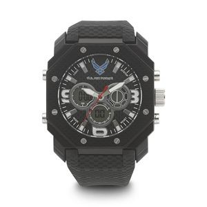 Wrist Armor Men's U.S. Air Force™ Black & White Dial Watch