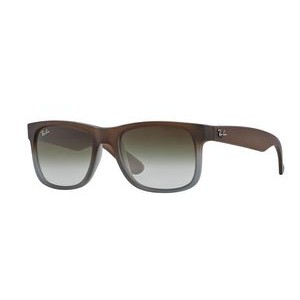 Ray-Ban® Dark Brown/Green Gradient Justin Classic Sunglasses