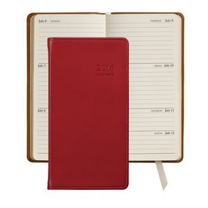 New York Diary Appointment Book W/ Traditional Leather Cover
