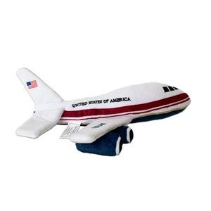 Custom Plush Air Force One Airplane with imprints and presidential seal