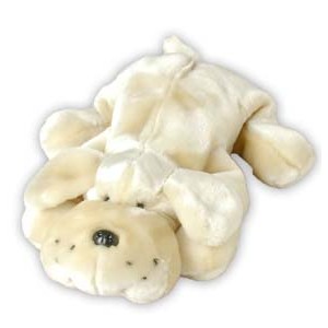 Custom Plush Ivory Lazy Dog