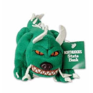 Custom Plush Bank Monster Mascot w/ Hang Tag