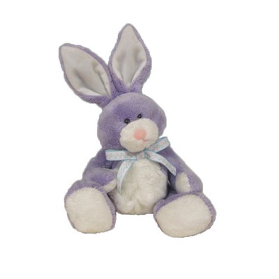 Custom Plush Purple Bunny w/ Ribbon