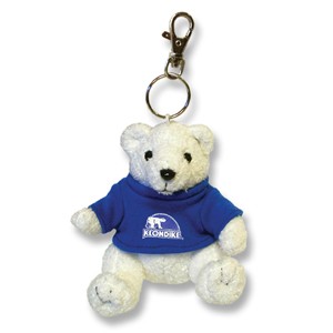 Custom Plush Polar Bear Keychain