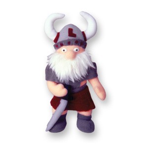 Plush Viking w/ Hat & Sword Accessories