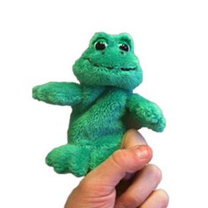 Custom Plush Frog Finger Puppet