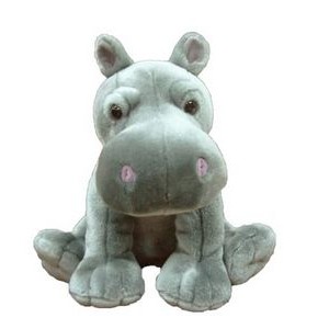 Custom Plush Gray Hippo