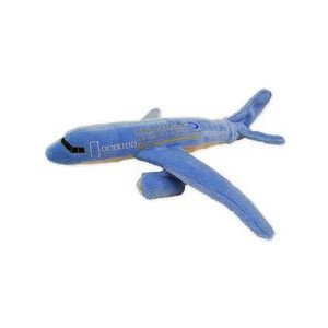 Custom Plush Blue Airplane